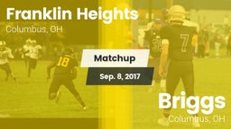 Matchup: Franklin Heights vs. Briggs  2017