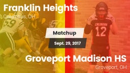 Matchup: Franklin Heights vs. Groveport Madison HS 2017