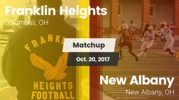 Matchup: Franklin Heights vs. New Albany  2017
