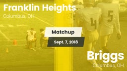 Matchup: Franklin Heights vs. Briggs  2018