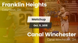 Matchup: Franklin Heights vs. Canal Winchester  2018