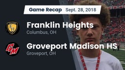 Recap: Franklin Heights  vs. Groveport Madison HS 2018
