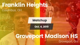Matchup: Franklin Heights vs. Groveport Madison HS 2019