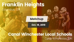 Matchup: Franklin Heights vs. Canal Winchester Local Schools 2019