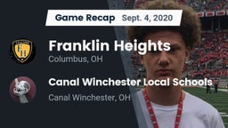 Recap: Franklin Heights  vs. Canal Winchester Local Schools 2020