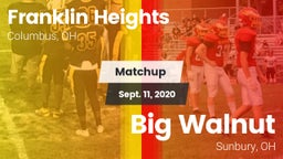 Matchup: Franklin Heights vs. Big Walnut 2020