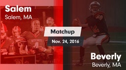 Matchup: Salem vs. Beverly  2016