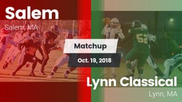 Matchup: Salem vs. Lynn Classical  2018