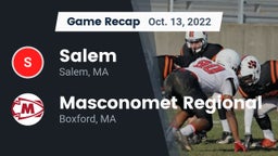 Recap: Salem  vs. Masconomet Regional  2022