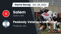 Recap: Salem  vs. Peabody Veterans Memorial  2022
