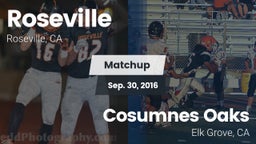 Matchup: Roseville vs. Cosumnes Oaks  2016