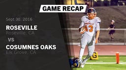 Recap: Roseville  vs. Cosumnes Oaks  2016