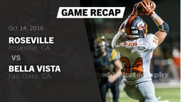 Recap: Roseville  vs. Bella Vista  2016