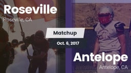 Matchup: Roseville vs. Antelope  2017