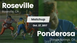 Matchup: Roseville vs. Ponderosa  2017