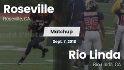 Matchup: Roseville vs. Rio Linda  2018