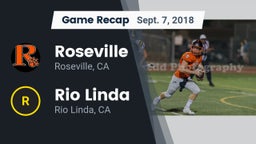 Recap: Roseville  vs. Rio Linda  2018