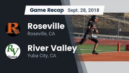 Recap: Roseville  vs. River Valley  2018