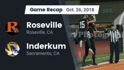 Recap: Roseville  vs. Inderkum  2018