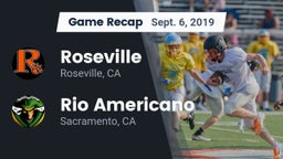 Recap: Roseville  vs. Rio Americano  2019