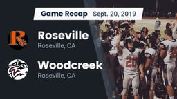 Recap: Roseville  vs. Woodcreek  2019