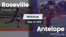 Matchup: Roseville vs. Antelope  2019