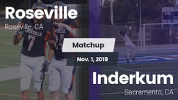 Matchup: Roseville vs. Inderkum  2019