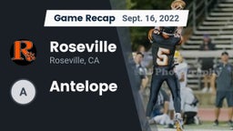 Recap: Roseville  vs. Antelope  2022