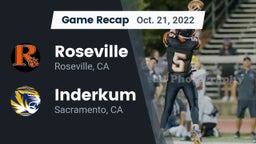 Recap: Roseville  vs. Inderkum  2022