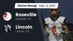 Recap: Roseville  vs. 	Lincoln  2023