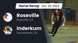 Recap: Roseville  vs. Inderkum  2023