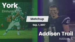 Matchup: York vs. Addison Trail  2017