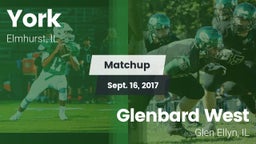 Matchup: York vs. Glenbard West  2017