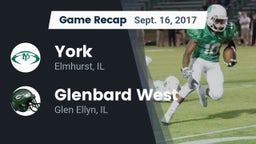 Recap: York  vs. Glenbard West  2017