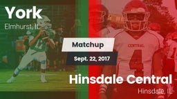 Matchup: York vs. Hinsdale Central  2017