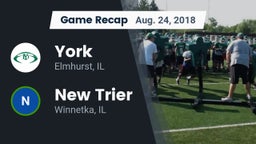 Recap: York  vs. New Trier  2018