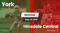 Matchup: York vs. Hinsdale Central  2018