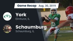 Recap: York  vs. Schaumburg  2019