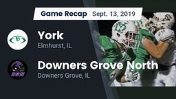 Recap: York  vs. Downers Grove North 2019