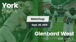 Matchup: York vs. Glenbard West  2019