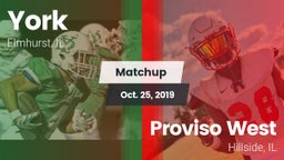 Matchup: York vs. Proviso West  2019