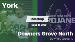 Matchup: York vs. Downers Grove North 2020