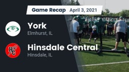 Recap: York  vs. Hinsdale Central  2021