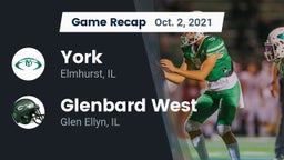 Recap: York  vs. Glenbard West  2021
