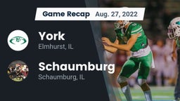 Recap: York  vs. Schaumburg  2022