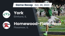 Recap: York  vs. Homewood-Flossmoor  2023