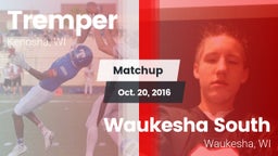 Matchup: Tremper vs. Waukesha South  2016