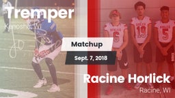 Matchup: Tremper vs. Racine Horlick 2017