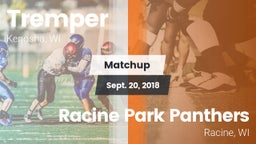 Matchup: Tremper vs. Racine Park Panthers  2018