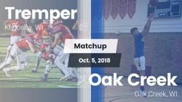 Matchup: Tremper vs. Oak Creek  2018